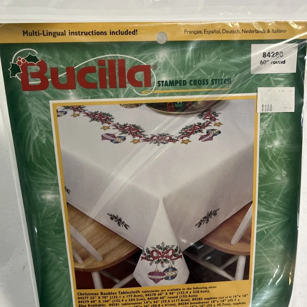 Bucilla stamped cross